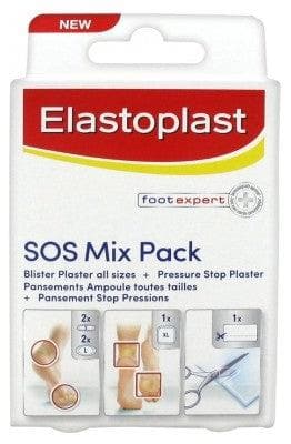 Elastoplast - Foot Expert SOS Mix Pack 6 Plasters