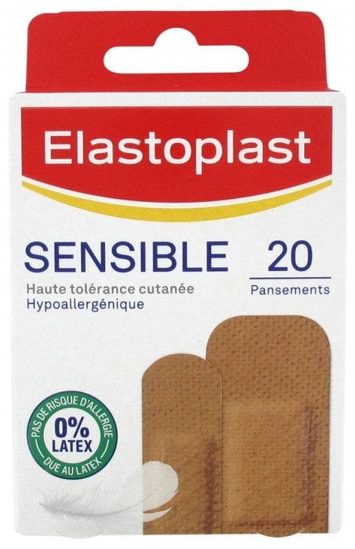 Elastoplast - Sensitive Strip 20 Strips - Colour: Light Brown