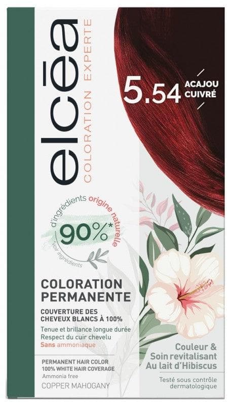 Elcéa Permanent Expert Hair Color Hair Colour: 5.54 Coppery Mahogany