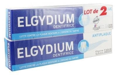 Elgydium - Anti-Plaque Toothpaste 2 x 75ml