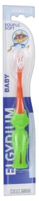 Elgydium - Baby Toothbrush Soft - Colour: Orange and Green
