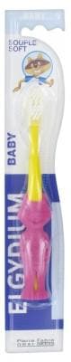 Elgydium - Baby Toothbrush Soft - Colour: Yellow and Pink