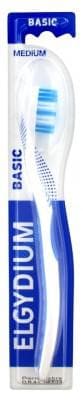 Elgydium - Basic Medium Toothbrush - Colour: Blue 1