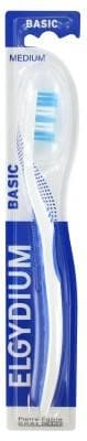 Elgydium - Basic Medium Toothbrush - Colour: Blue 2