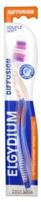 Elgydium - Diffusion Toothbrush Soft - Colour: Pink