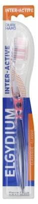 Elgydium - Inter-Active Hard Toothbrush - Colour: Pink
