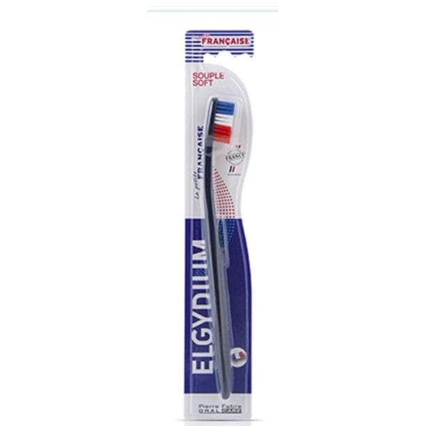 Elgydium La Petite Francaise Toothbrush Red White and Blue Soft