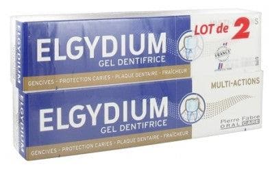 Elgydium - Multi-Actions Toothpaste Gel 2 x 75ml