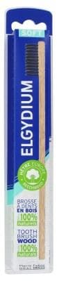 Elgydium - Wooden Toothbrush Soft - Colour: Black Hairs