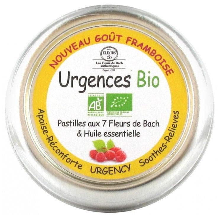 Elixirs & Co Lozenges Urgences Raspberry Flavour Organic 45g