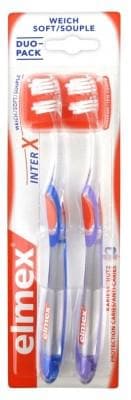 Elmex - Anti-Decays InterX Soft Toothbrushes Duo Pack