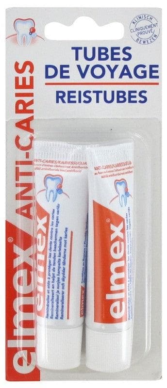 Elmex Decays Prevention Toothpaste Travel Tubes 2 x 12ml