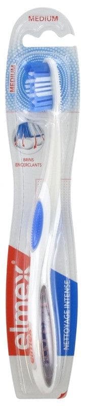 Elmex Intensive Cleaning Medium Toothbrush Colour: Blue