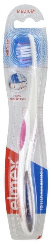 Elmex Intensive Cleaning Medium Toothbrush Colour: Pink