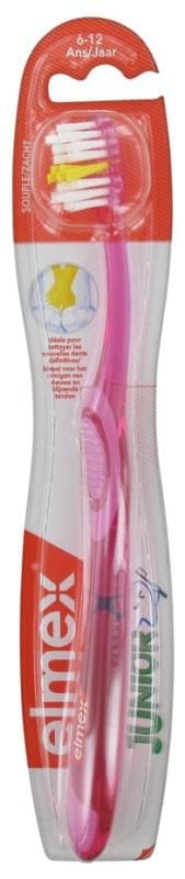 Elmex Junior Toothbrush Soft 6-12 Years Colour: Pink