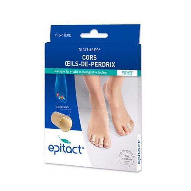 Epitact Protective Digitubes for Corns size S, 1 Box of 3 digitubes