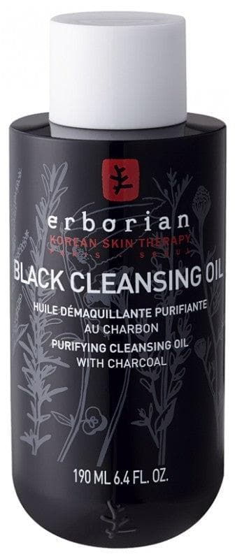 Erborian Black Cleansing Oil Purifying Cleansing Oil with Charcoal 190ml