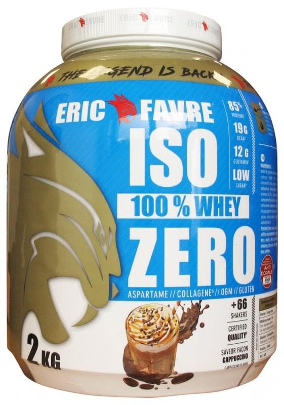 Eric Favre Iso 100% Whey Zero 2kg Fragrance: Cappuccino