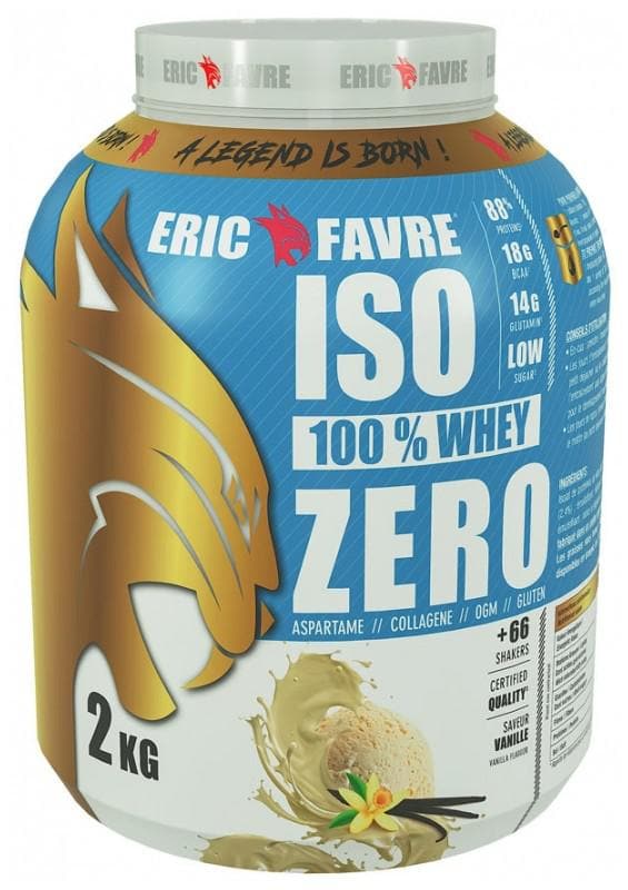 Eric Favre Iso 100% Whey Zero 2kg Fragrance: Vanilla