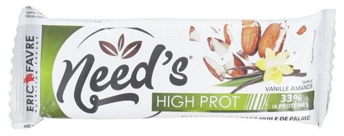 Eric Favre Need's High-Protein Bar 60g Flavour: Vanilla Almond