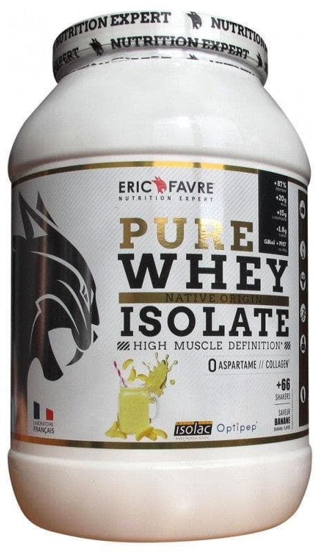 Eric Favre Pure Whey Native Origin Isolate 2kg Flavour: Banana