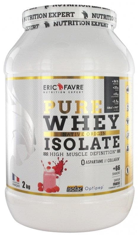 Eric Favre Pure Whey Native Origin Isolate 2kg Flavour: Strawberry