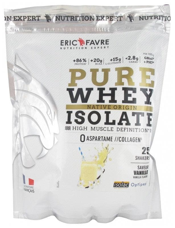 Eric Favre Pure Whey Native Origin Isolate 750g Flavour: Vanilla