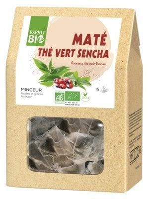 Esprit Bio - Mate Sencha Green Tea to Infuse 15 Sachets