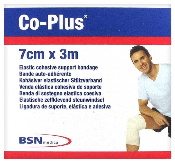 Essity Co-Plus Elastic Cohesive Support Bandage 7cm x 3m Colour: White