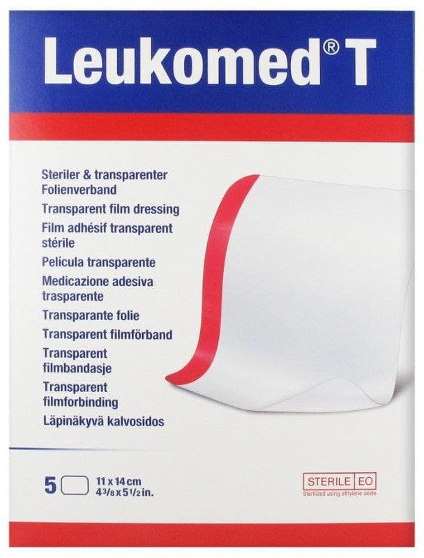 Essity Leukomed T 5 Transparent Film Dressings Large Format 11 x 14cm