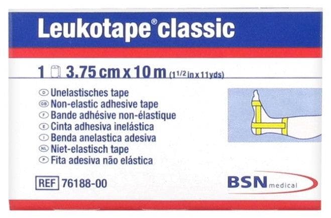 Essity Leukotape Classic Non-Elastic Adhesive Tape 3.75cm x 10m Colour: Yellow