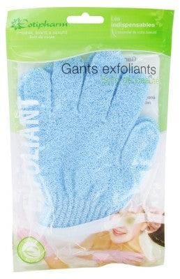 Estipharm - 2 Exfoliating Gloves - Colour: Blue