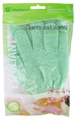 Estipharm - 2 Exfoliating Gloves - Colour: Green