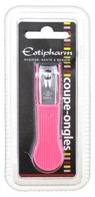 Estipharm - Nail Clippers with Container - Colour: Pink