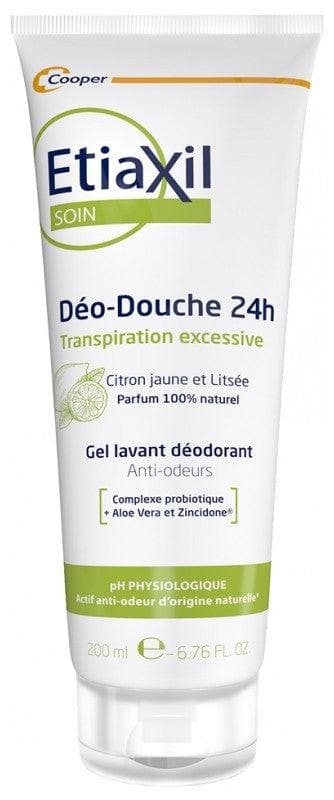 Etiaxil Déo-Douche 24H Deodorant Shower Gel Lemon and Litsea 200ml