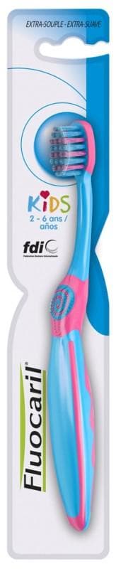 Fluocaril Kids Toothbrush 2-6 Years Extra-Supple Colour: Blue and Pink