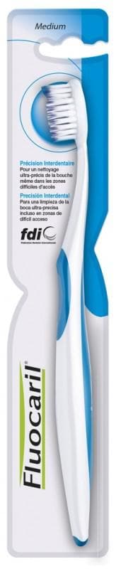 Fluocaril Medium Toothbrush Interdental Precision Colour: Blue