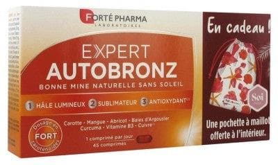 Forté Pharma - Expert Autobronz 45 Tablets + 1 Free Bikini Bag