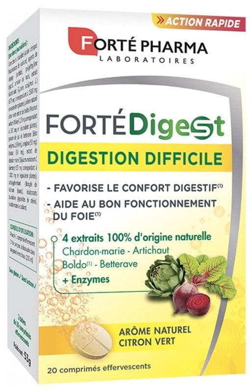 Forté Pharma Forté Digest 20 Effervescent Tablets