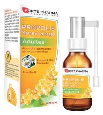 Forté Pharma - Propolis Softening Throat Spray 15ml