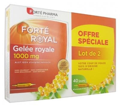 Forté Pharma - Royal Jelly 1000mg 2 x 20 Phials