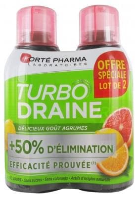 Forté Pharma - TurboDrain Slimmer 2 x 500ml - Taste: Citrus