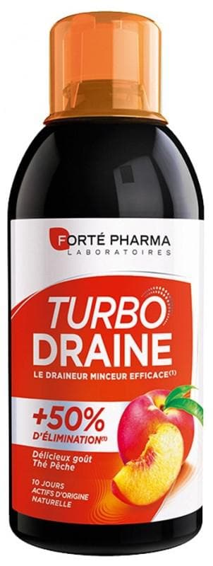 Forté Pharma TurboDrain Slimmer 500ml Taste: Green Tea/Peach