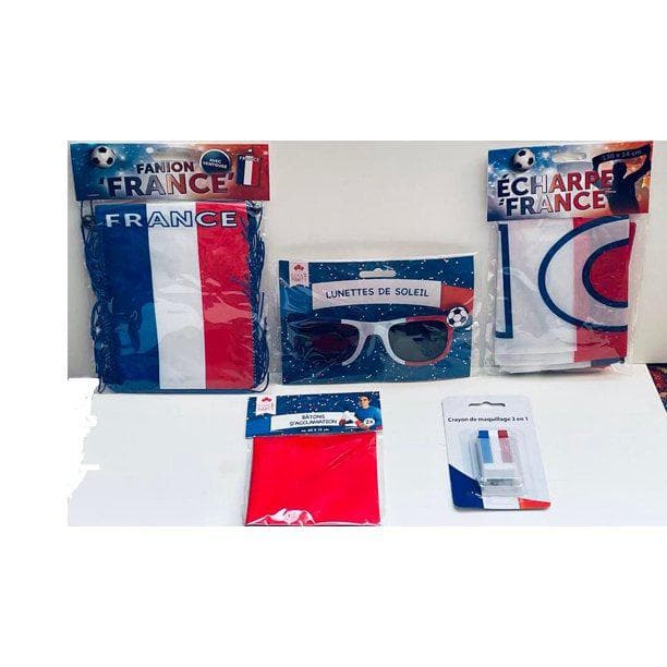 France Party Kit French Team red, white, and blue