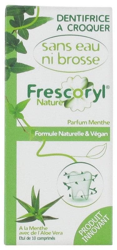 Frescoryl Nature Toothpaste to Crunch Mint Flavor 10 Tablets