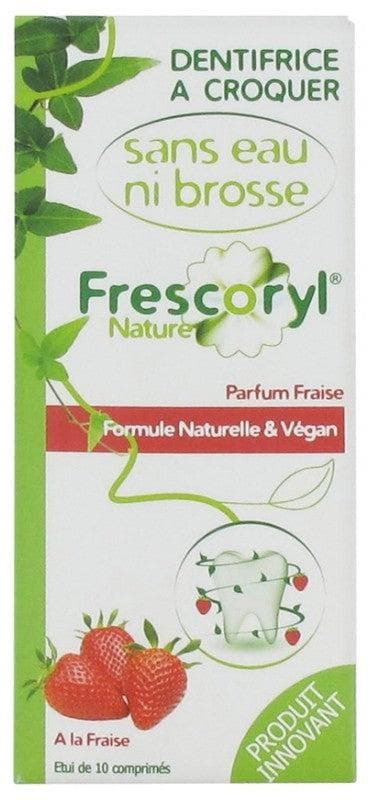 Frescoryl Nature Toothpaste to Crunch Strawberry Flavour 10 Tablets