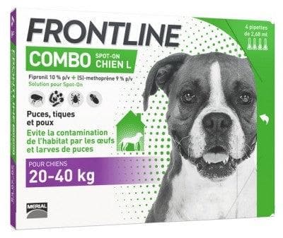 Frontline - Combo Dog L (20-40kg) 4 Pipettes