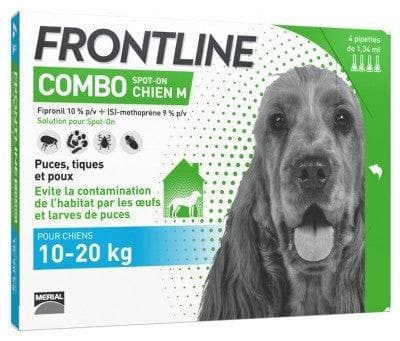 Frontline - Combo Dog M (10-20kg) 4 Pipettes