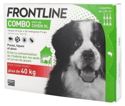 Frontline - Combo Dog Size XL (+ 40 kg) 6 Pipettes