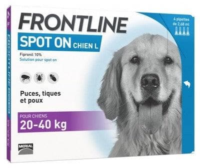 Frontline - Spot-On Dog Size L (20-40kg) 4 Pipettes